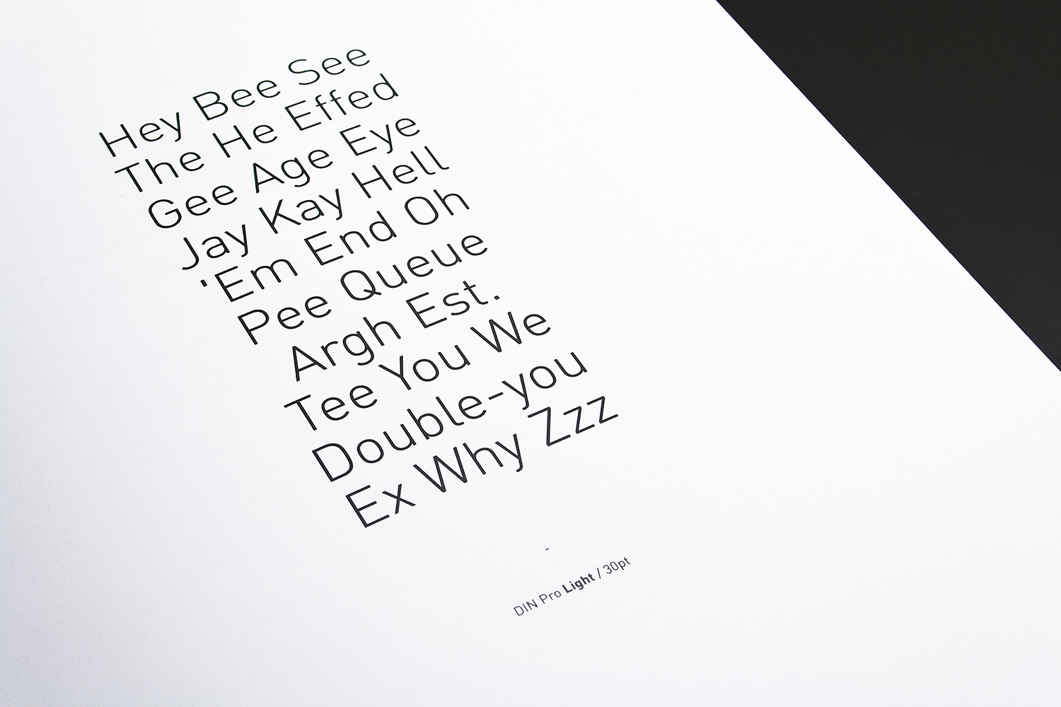 Tribute to Typeface – DIN — 6